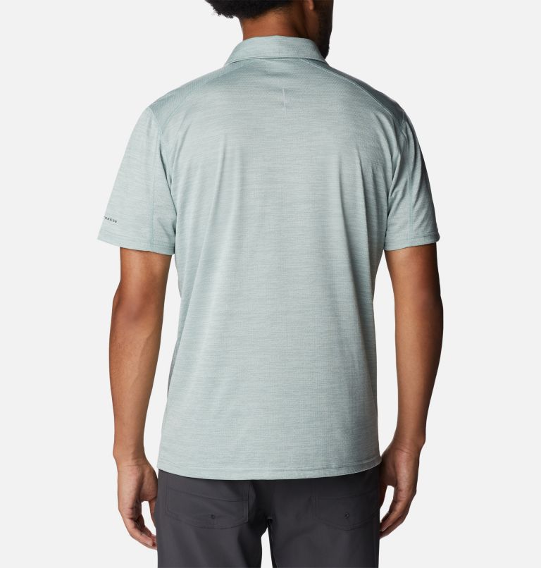Men's Alpine Chill Zero Polo, Color: Niagara Heather, image 2