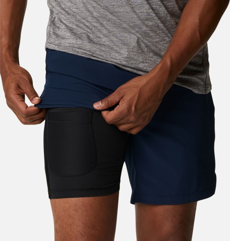 Men's Alpine Chill Zero Shorts, Color: Collegiate Navy, image 7