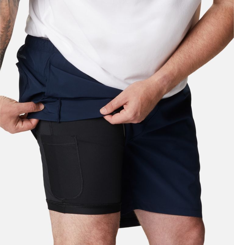 Thumbnail: Men's Alpine Chill Zero Shorts - Big, Color: Collegiate Navy, image 8