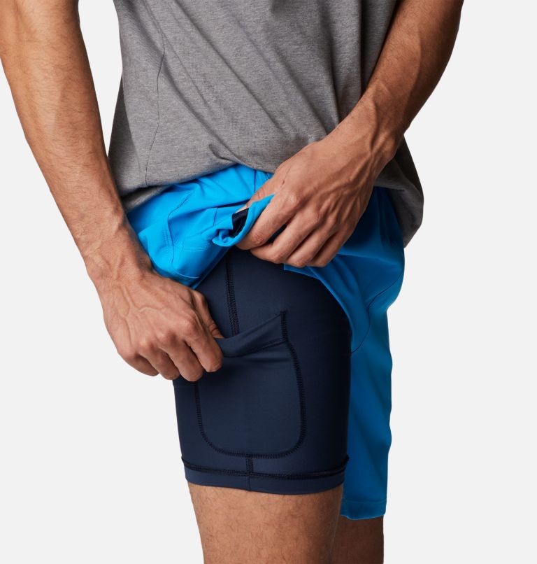 Men’s Alpine Chill Zero Multisport Shorts, Color: Compass Blue, image 7