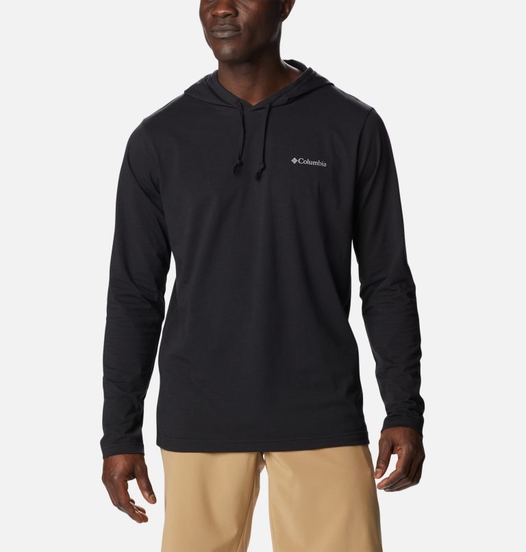 Chandail à capuchon Sun Trek Homme, Color: Black, image 1