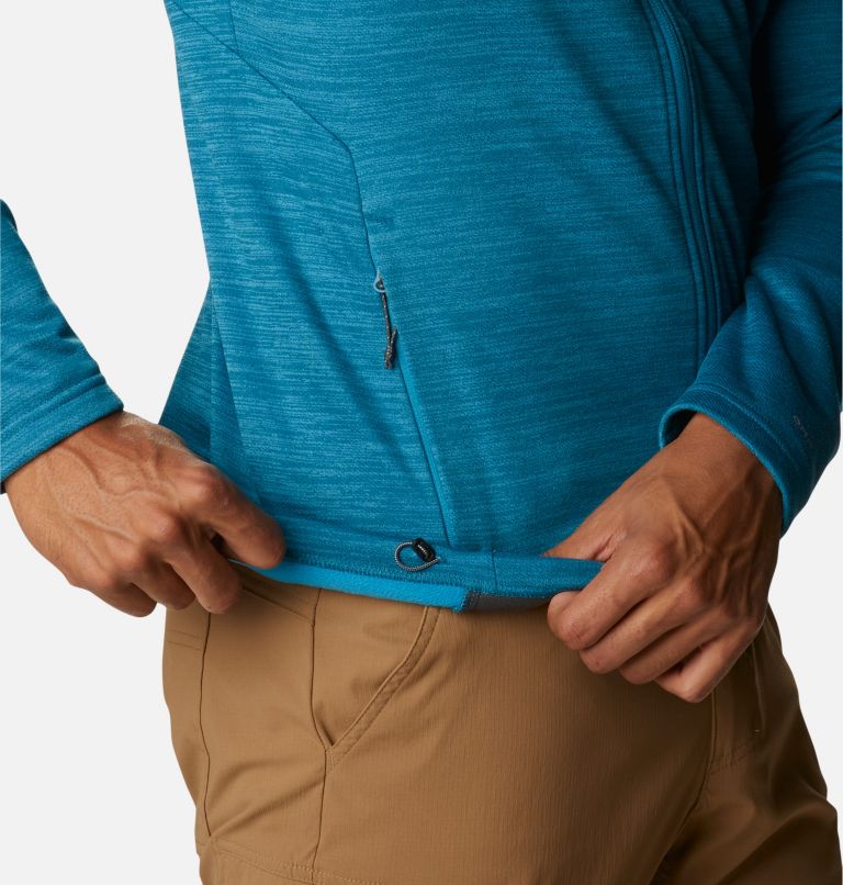 Maxtrail II Fleece Hooded Full Zip | 400 | L, Color: Deep Marine Heather, image 6