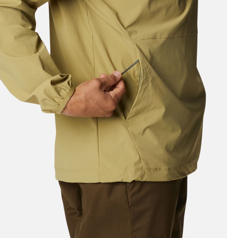 Men's Tech Trail Woven Pullover Shirt, Color: Savory