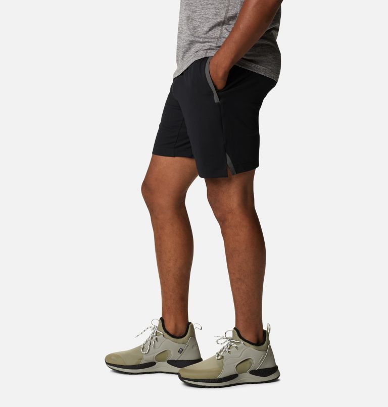 Men's Tech Trail Knit Shorts, Color: Black, image 3