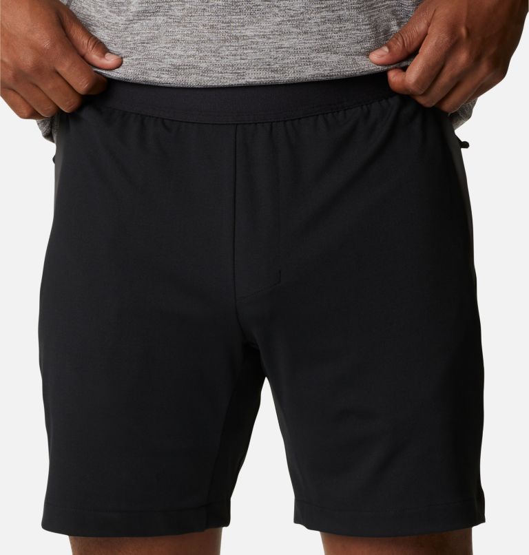 Thumbnail: Men's Tech Trail Knit Shorts, Color: Black, image 4
