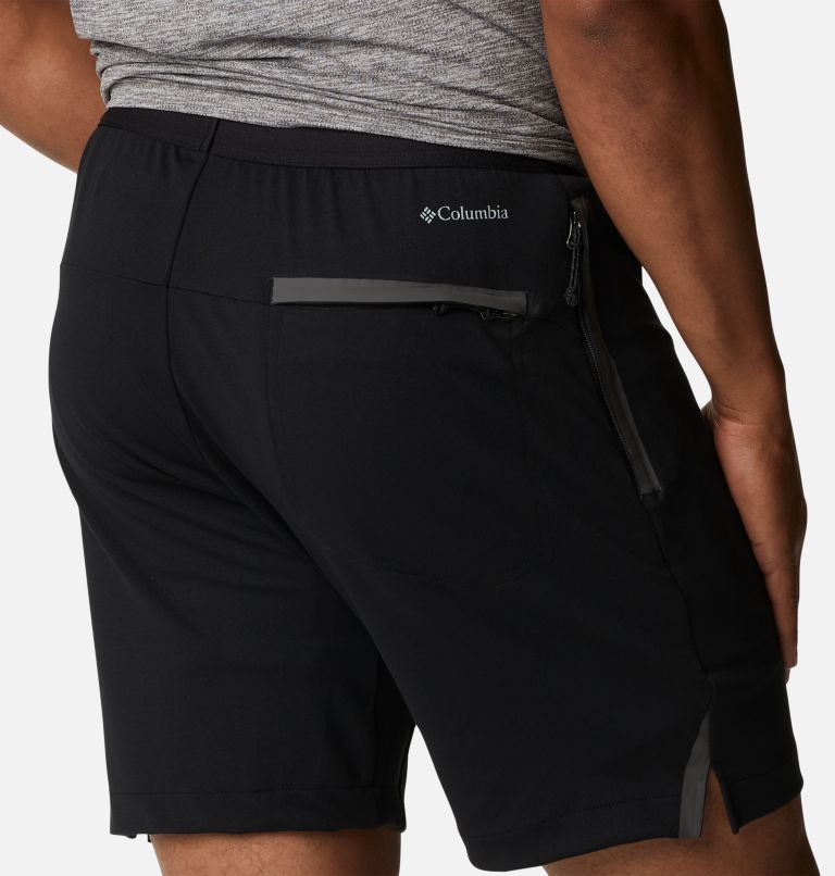 Men's Tech Trail Knit Shorts, Color: Black, image 5