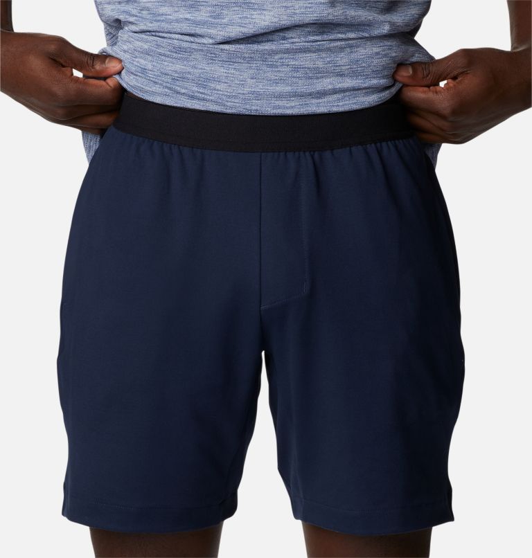 Men's Tech Trail Knit Shorts, Color: Collegiate Navy
