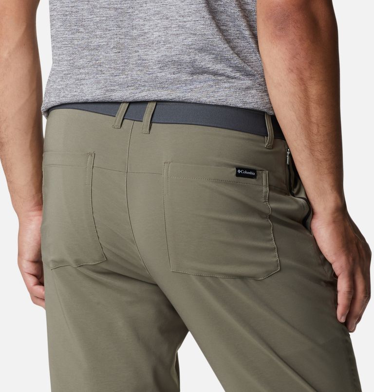 Men's Tech Trail II Pants, Color: Stone Green, image 5