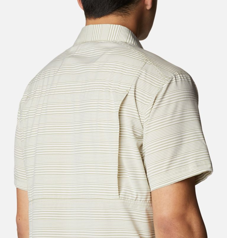 Thumbnail: Men's Twisted Creek III Short Sleeve Shirt, Color: Savory Wave Crest Stripe, image 5