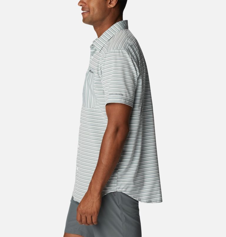 Men's Twisted Creek III Short Sleeve Shirt- Tall, Color: Metal Basic Stripe, image 2