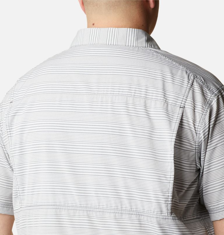 Men's Twisted Creek III Short Sleeve Shirt - Big, Color: Black Wave Crest Stripe, image 5