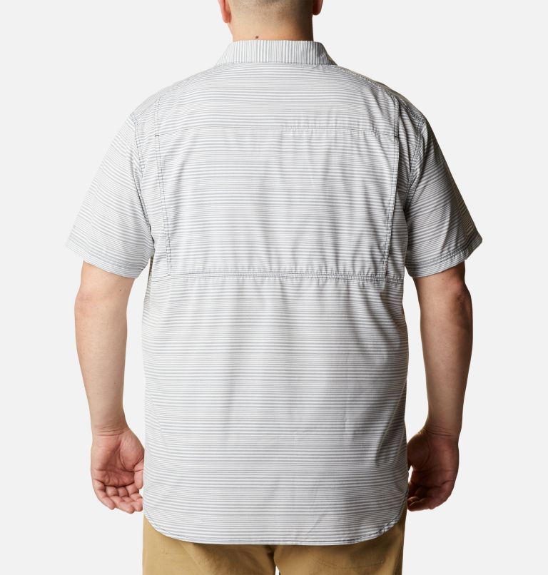 Thumbnail: Men's Twisted Creek III Short Sleeve Shirt - Big, Color: Black Wave Crest Stripe, image 2