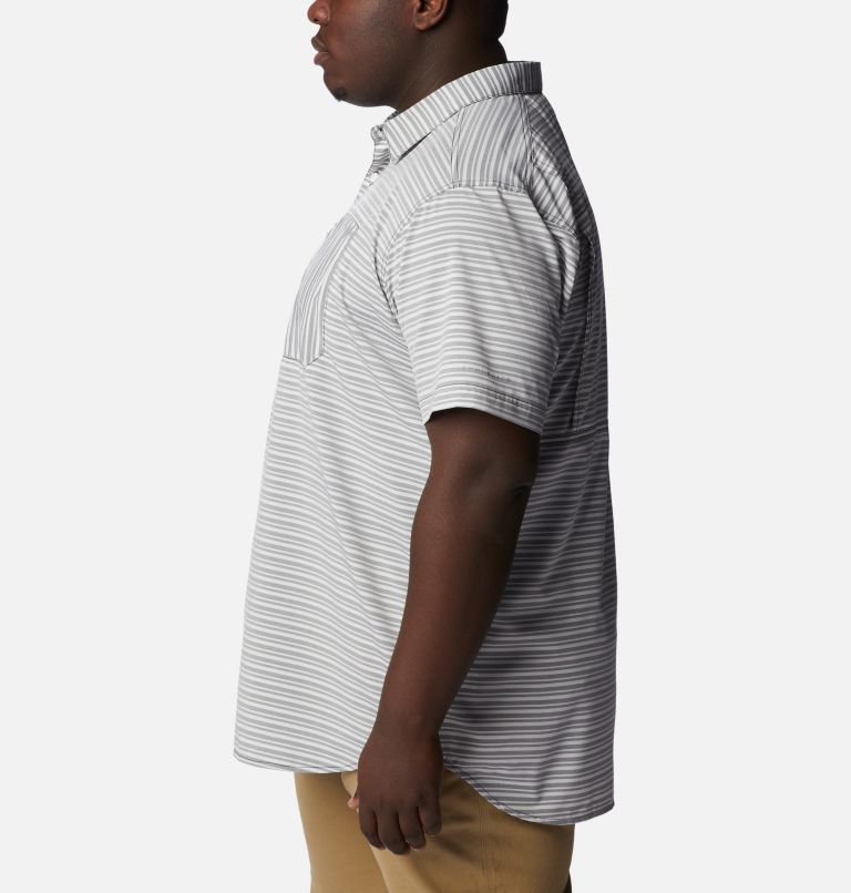 Men's Twisted Creek III Short Sleeve Shirt - Big, Color: Black Basic Stripe, image 3