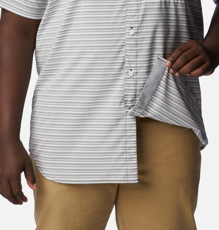 Men's Twisted Creek III Short Sleeve Shirt - Big, Color: Black Basic Stripe, image 6