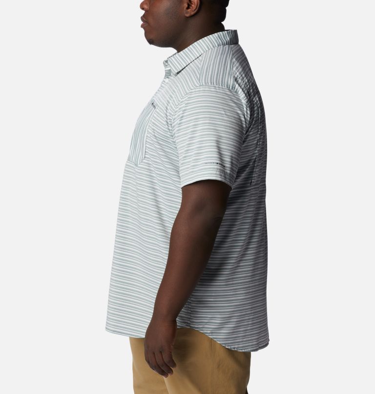 Men's Twisted Creek III Short Sleeve Shirt - Big, Color: Metal Basic Stripe, image 3