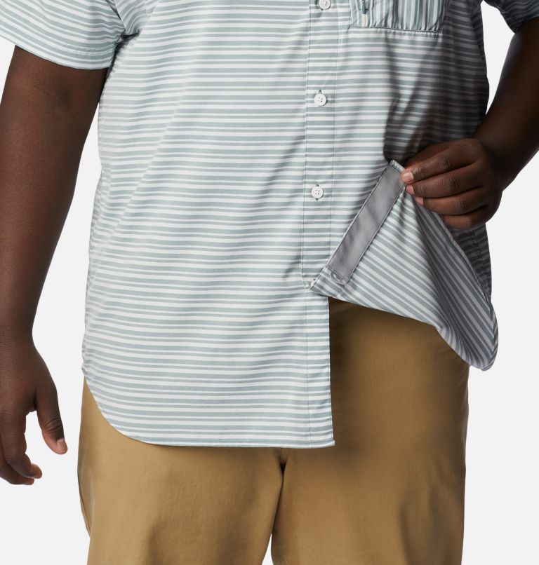 Men's Twisted Creek III Short Sleeve Shirt - Big, Color: Metal Basic Stripe, image 6