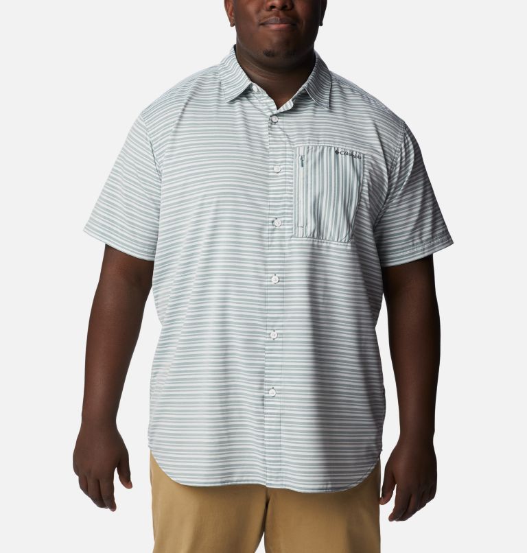 Men's Twisted Creek III Short Sleeve Shirt - Big, Color: Metal Basic Stripe, image 1