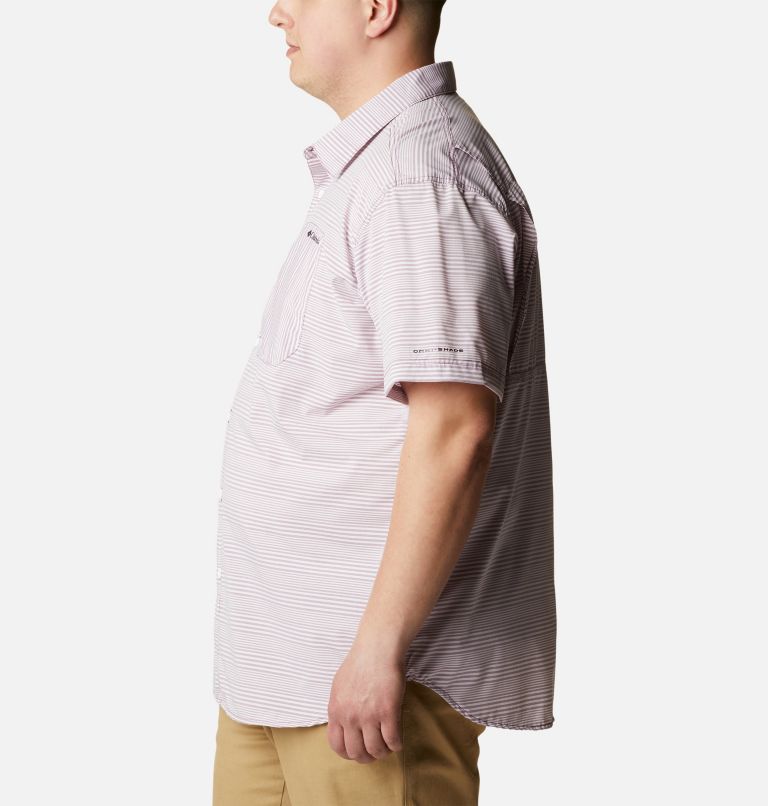 Men's Twisted Creek III Short Sleeve Shirt - Big, Color: Red Onion Wave Crest Stripe, image 3
