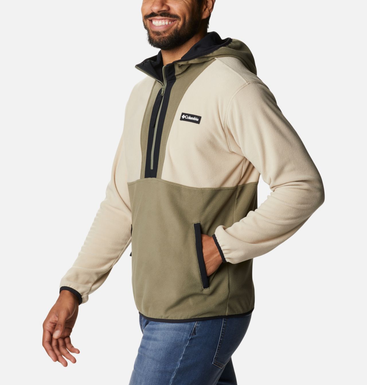 Men's Back Bowl™ Lite Half Zip Fleece Hoodie 3