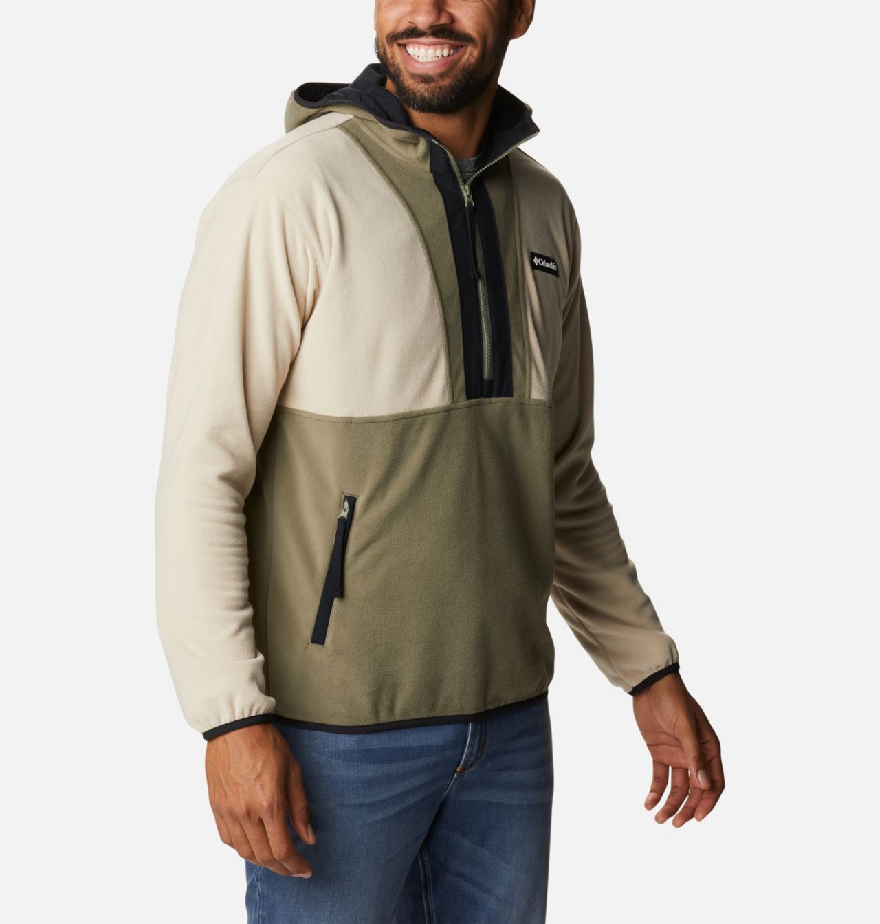Men's Back Bowl™ Lite Half Zip Fleece Hoodie 5
