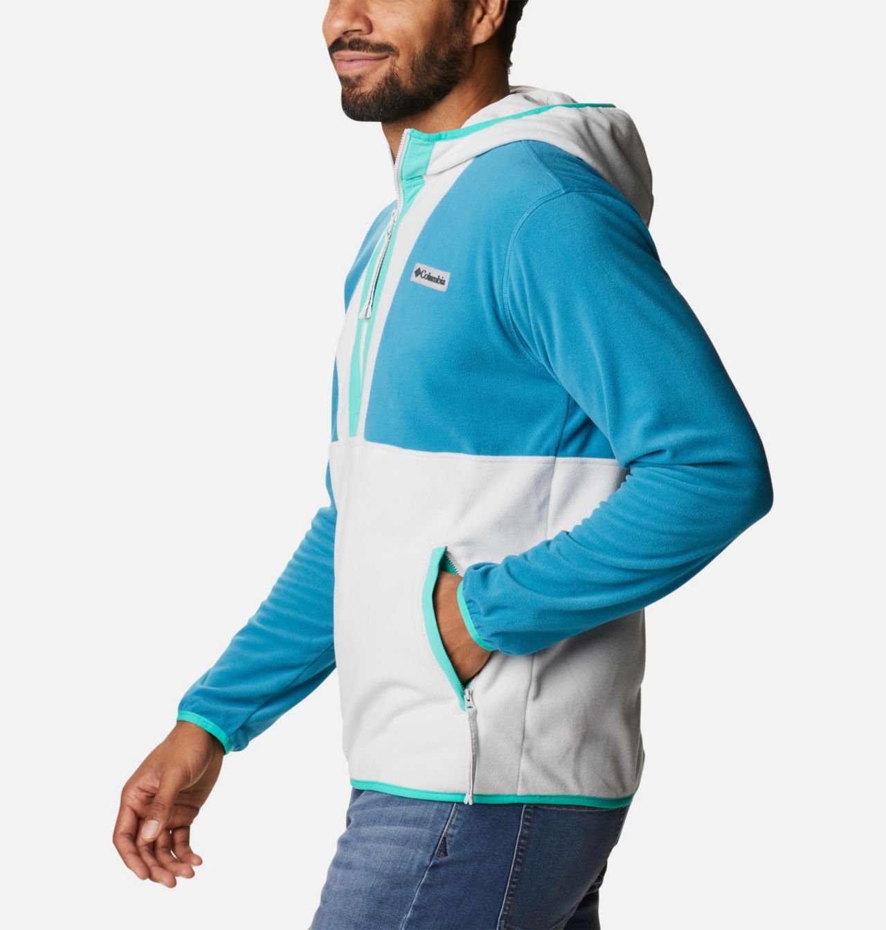 Men's Back Bowl™ Lite Half Zip Fleece Hoodie 3