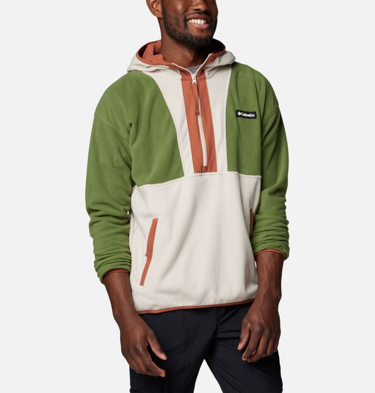 Half zip hoodie fleece sale