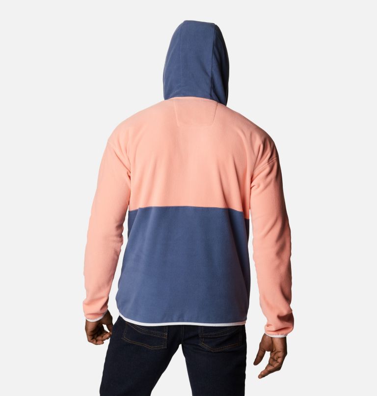 Backbowl Lite Half Zip Hoodie | 879 | M, Color: Coral Reef, Dark Mountain, White, image 2