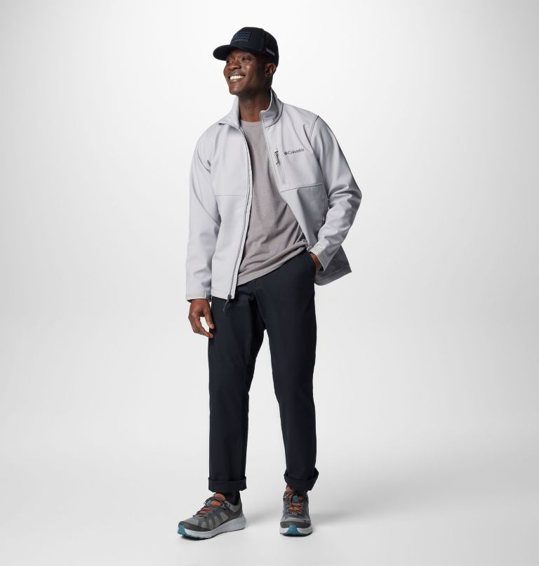 Men's Thistletown Hills Short Sleeve Shirt, Color: City Grey Heather, image 3
