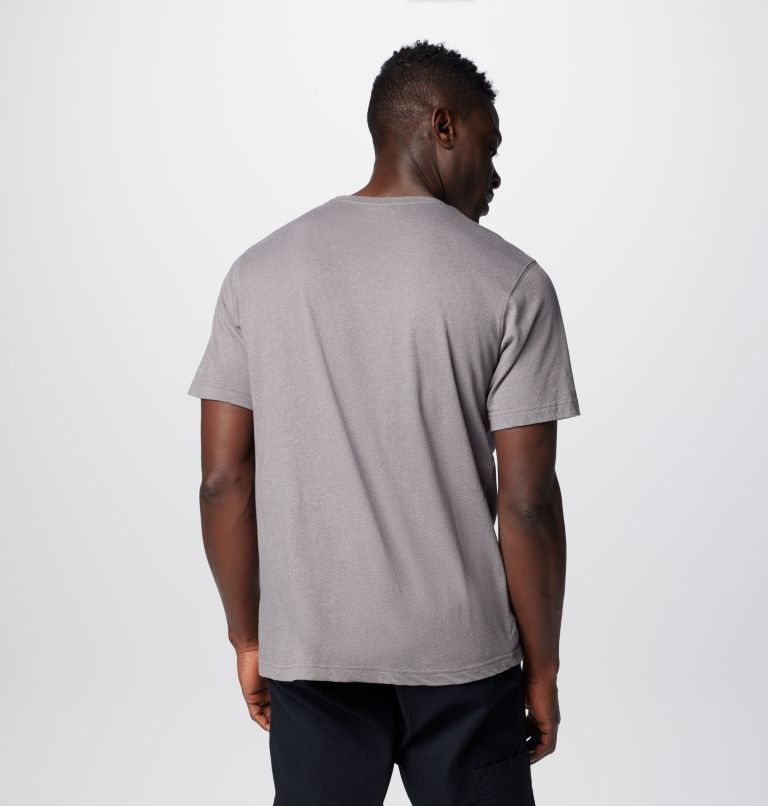 Thumbnail: Men's Thistletown Hills Short Sleeve Shirt, Color: City Grey Heather, image 2