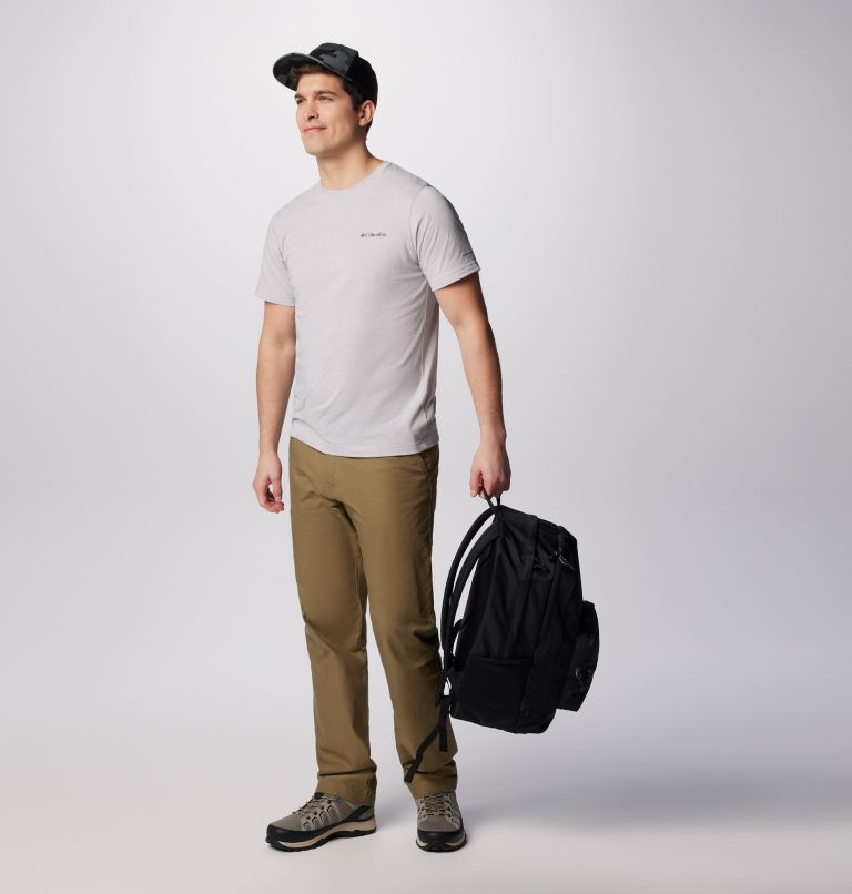 Men's Thistletown Hills Short Sleeve Shirt, Color: Columbia Grey Heather, image 3