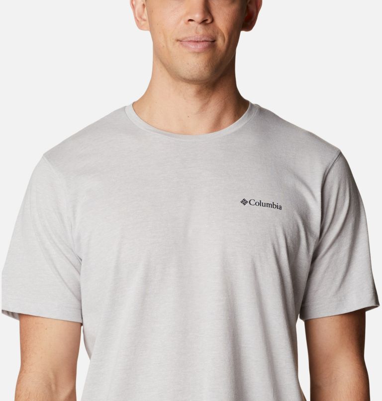 Thumbnail: Men's Thistletown Hills Short Sleeve Shirt, Color: Columbia Grey Heather, image 4