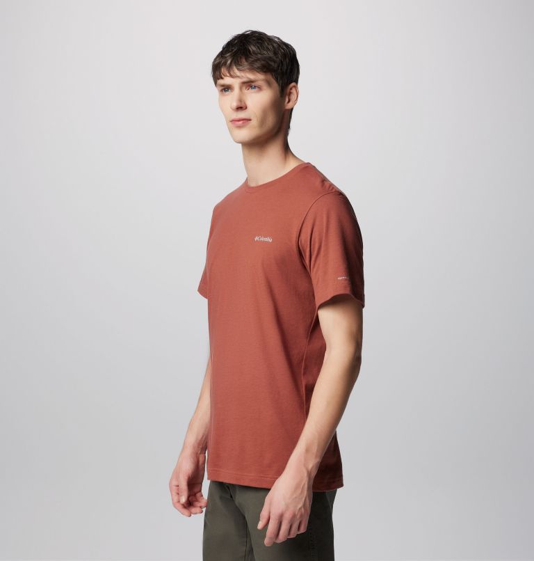 Men's Thistletown Hills Short Sleeve Shirt, Color: Auburn Heather, image 4