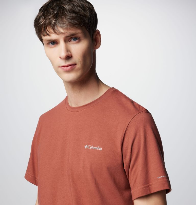 Men's Thistletown Hills Short Sleeve Shirt, Color: Auburn Heather, image 5