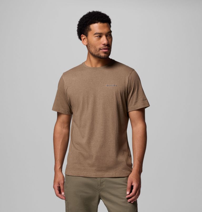 Men's Thistletown Hills Short Sleeve Shirt, Color: Delta Heather, image 1