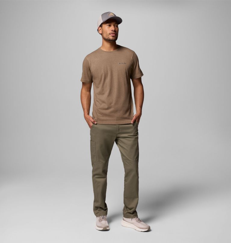 Men's Thistletown Hills Short Sleeve Shirt, Color: Delta Heather, image 2