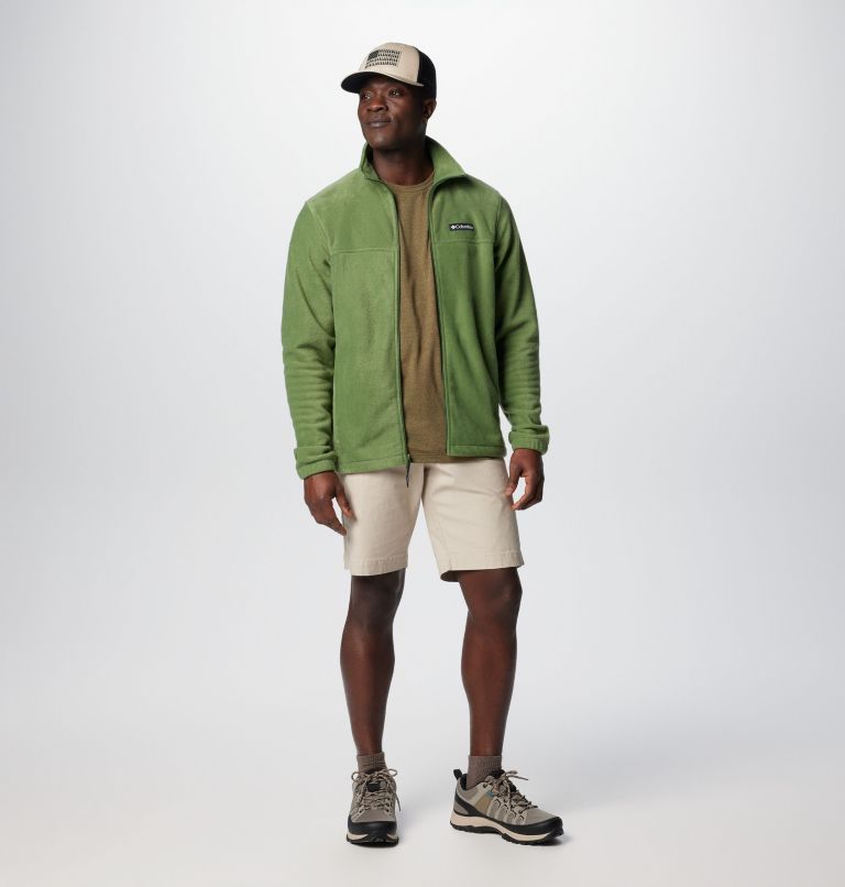 Men's Thistletown Hills Short Sleeve Shirt, Color: Olive Green Heather, image 3