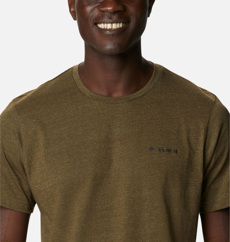 Thumbnail: Men's Thistletown Hills Short Sleeve Shirt, Color: Olive Green, Savory, image 4