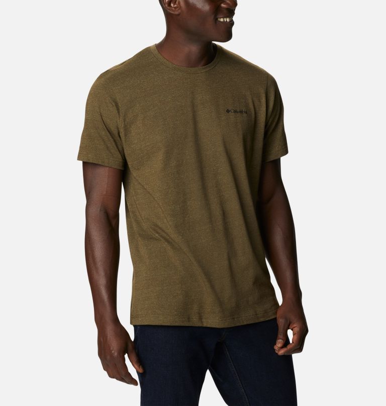Thumbnail: Men's Thistletown Hills Short Sleeve Shirt, Color: Olive Green, Savory, image 5