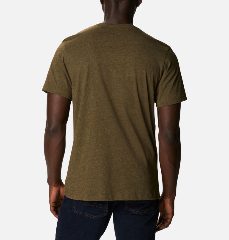 Thumbnail: Men's Thistletown Hills Short Sleeve Shirt, Color: Olive Green, Savory, image 2