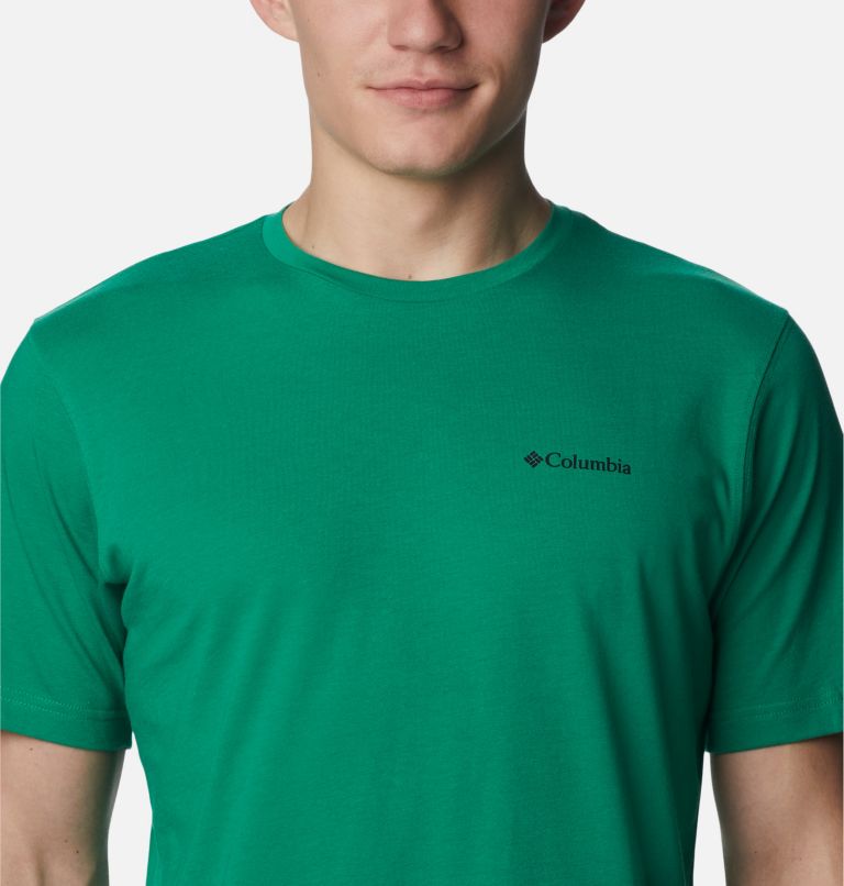 Thumbnail: Men's Thistletown Hills Short Sleeve Shirt, Color: Bamboo Forest, image 4