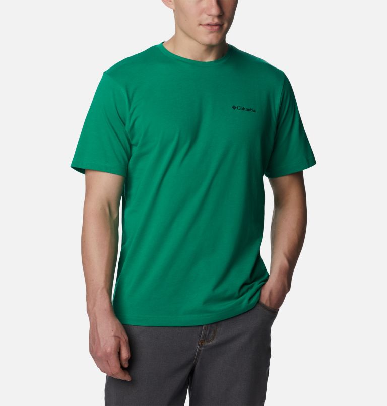 Thumbnail: Men's Thistletown Hills Short Sleeve Shirt, Color: Bamboo Forest, image 5