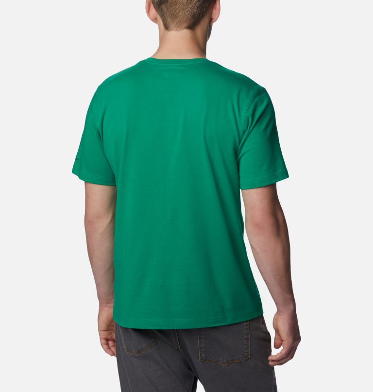 Thumbnail: Men's Thistletown Hills Short Sleeve Shirt - Tall, Color: Bamboo Forest, image 2