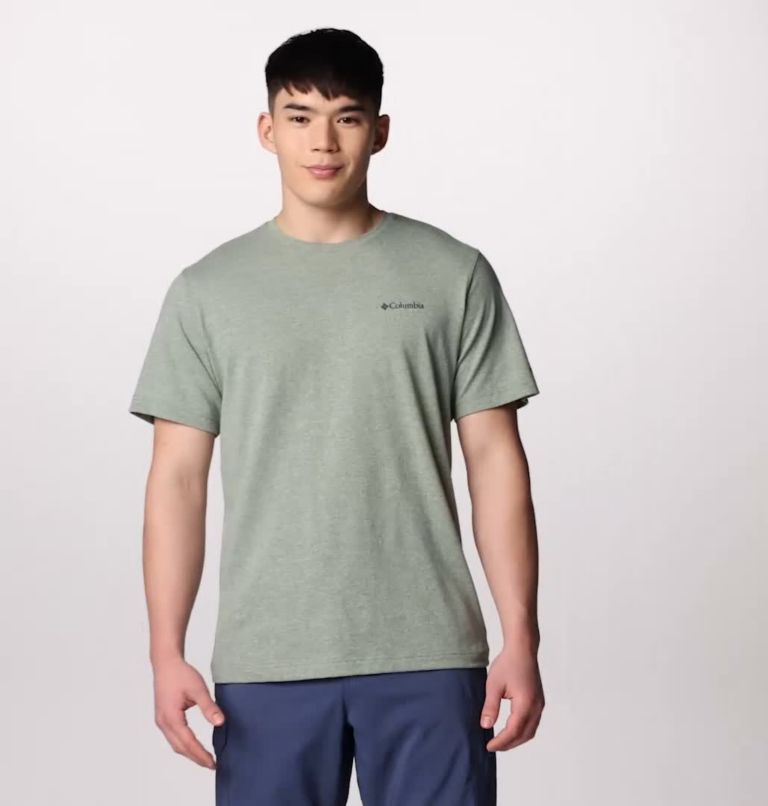 Men's Thistletown Hills Short Sleeve Shirt, Color: Canteen Heather