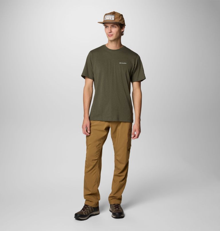 Men's Thistletown Hills Short Sleeve Shirt, Color: Greenscape Heather, image 3