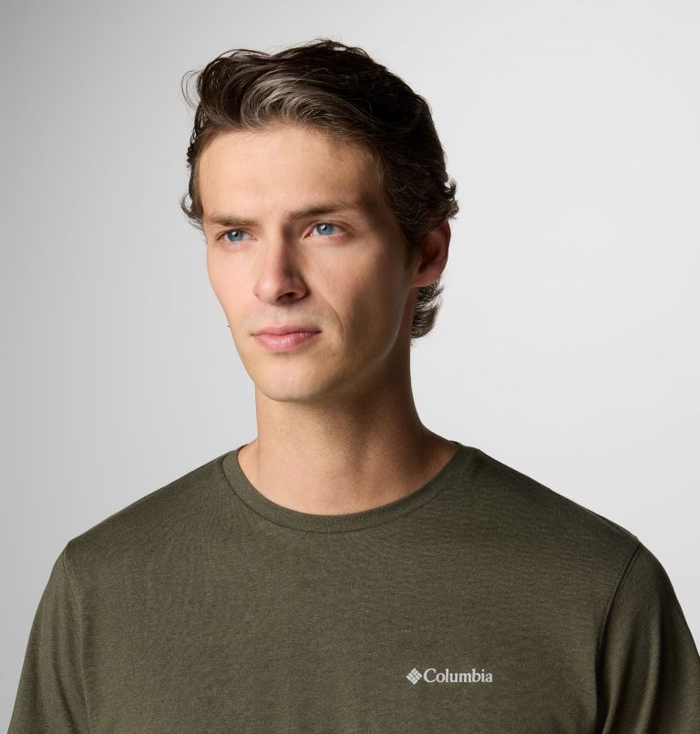Men's Thistletown Hills Short Sleeve Shirt, Color: Greenscape Heather, image 5
