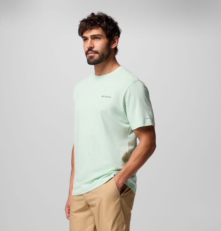 Men's Thistletown Hills Short Sleeve Shirt, Color: New Mint Heather, image 4