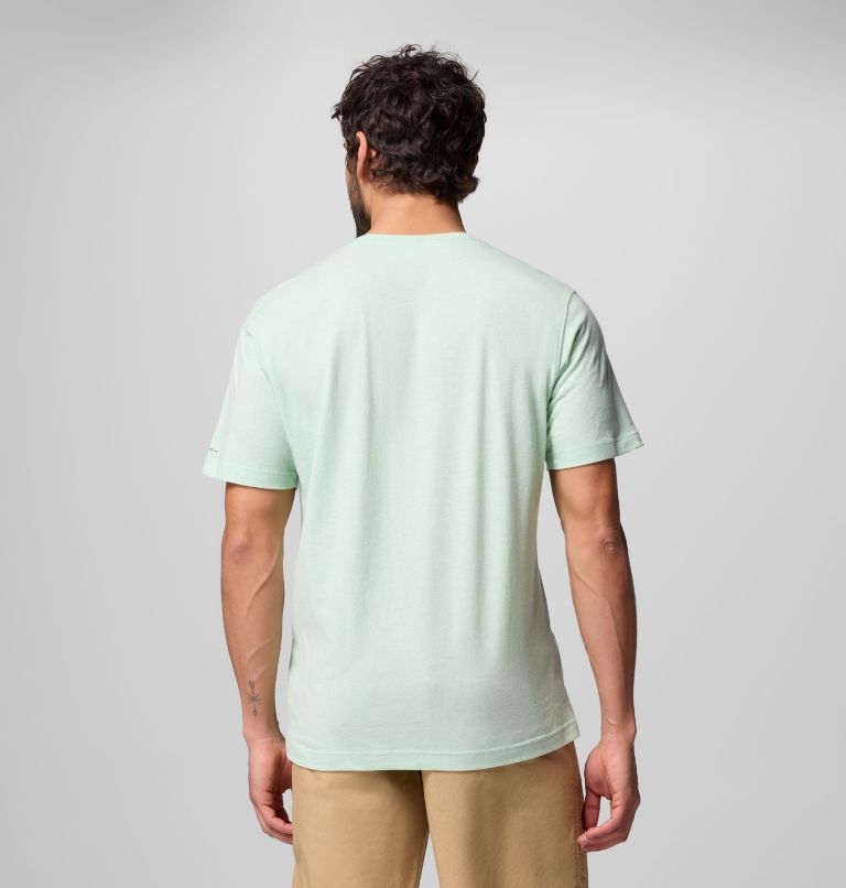 Men's Thistletown Hills Short Sleeve Shirt, Color: New Mint Heather, image 3