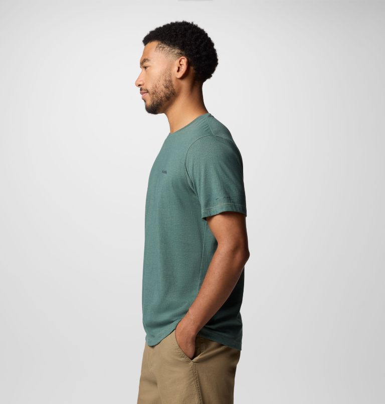 T-shirt technique Thistletown Hills Homme, Color: Stone Green Heather, image 4