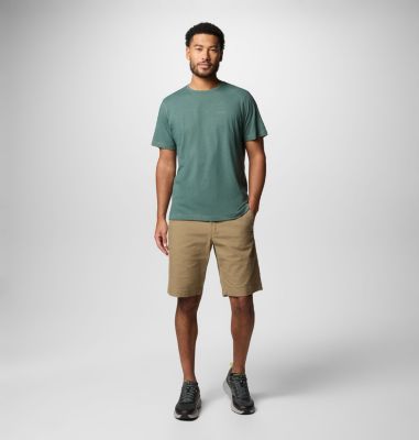 T-shirt tecnica Thistletown Hills da uomo, Color: Stone Green Heather, image 6