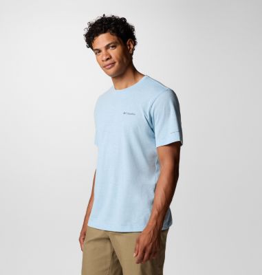 T-shirt tecnica Thistletown Hills da uomo, Color: Ripple Blue Heather, image 12